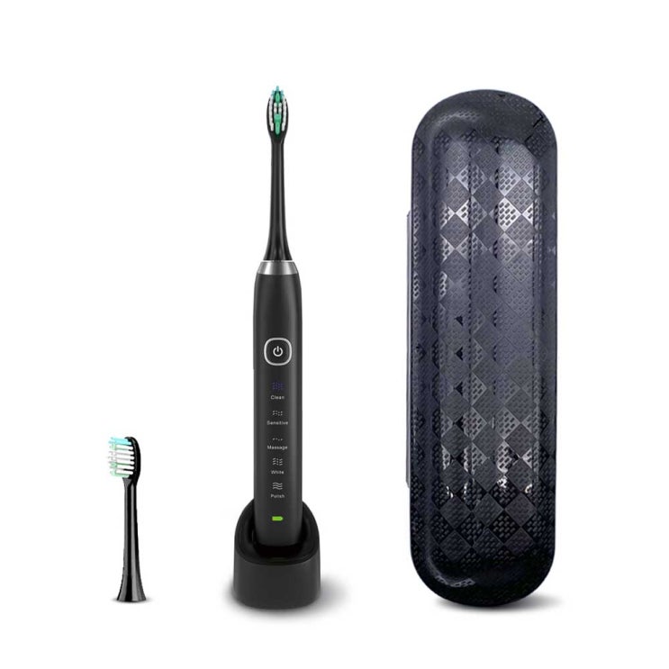 잘나가는 단미 음파 전동칫솔 클린케어 + 케이스 + 칫솔모 2p, DA-CL100(BLACK)(로켓배송) ··· 잘나가는 단미 음파 전동칫솔 클린케어 + 케이스 + 칫솔모 2p, DA-CL100(BLACK)(로켓배송) ···