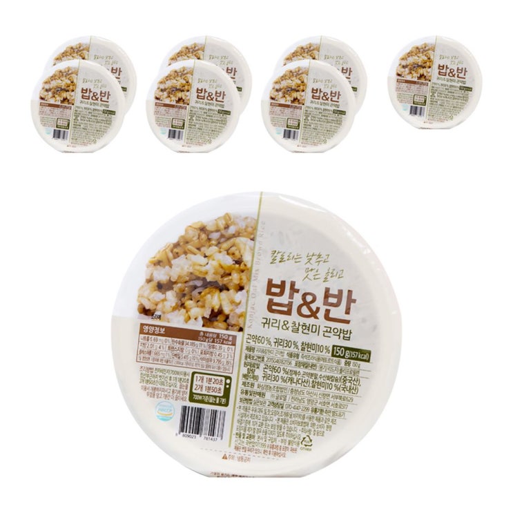  [할인상품] 밥앤반 귀리 찰현미 곤약밥 17,220 원 ~*