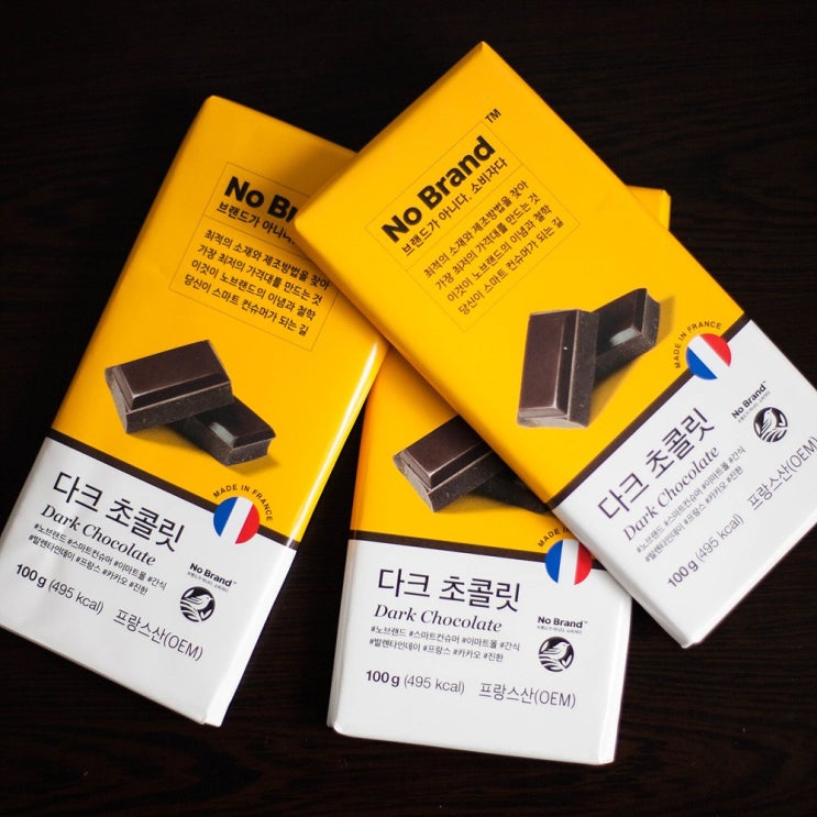 의외로 인기있는 노브랜드 다크 초콜릿(100g) x 3개, 100g ··· 의외로 인기있는 노브랜드 다크 초콜릿(100g) x 3개, 100g ···
