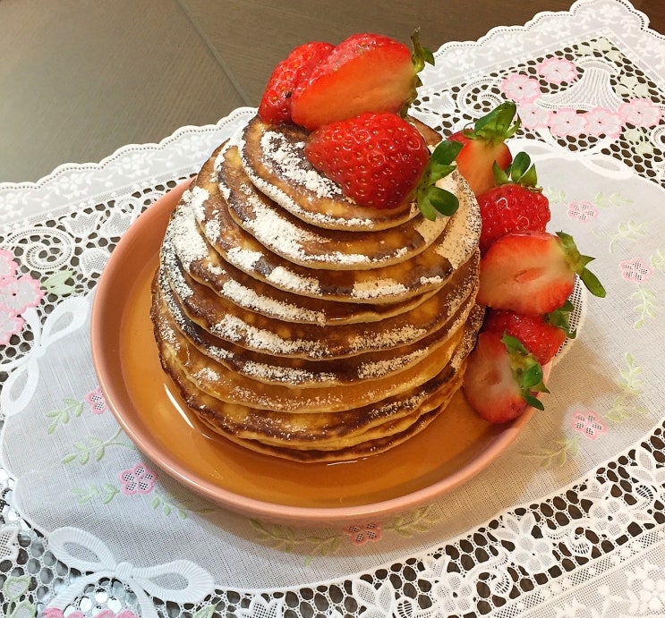  팬케이크 만들기, 오뚜기 핫케이크믹스로 간편하게 즐기기!