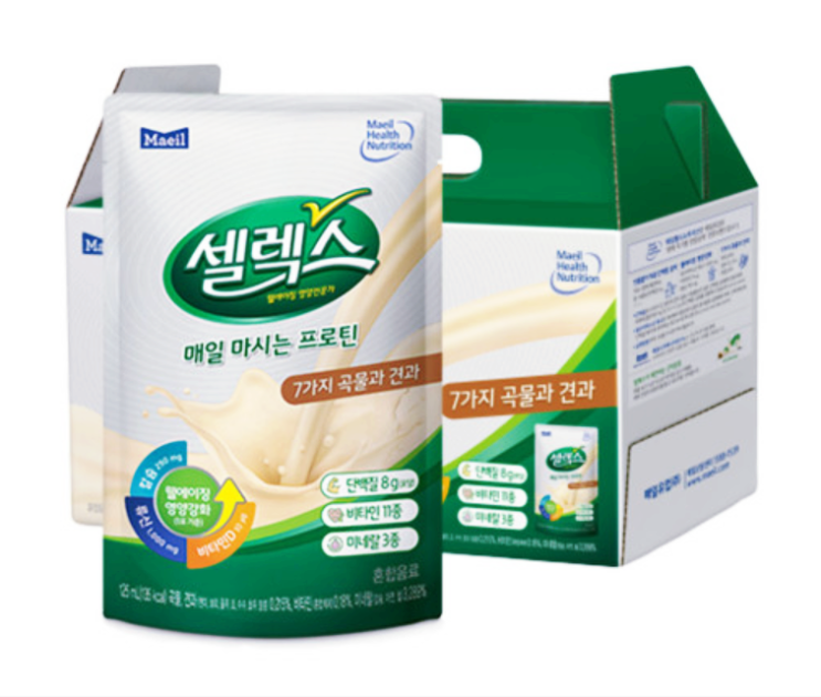  [셀렉스]매일 마시는 프로틴 음료/드링크 효능·복용법(박세리 단백질)