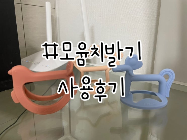  국민 육아템] 내돈내산 모윰 치발기~!