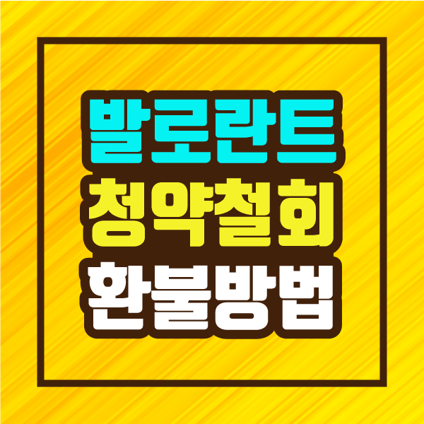 발로란트 청약철회 환불 어떻게 할까? 방법 공유