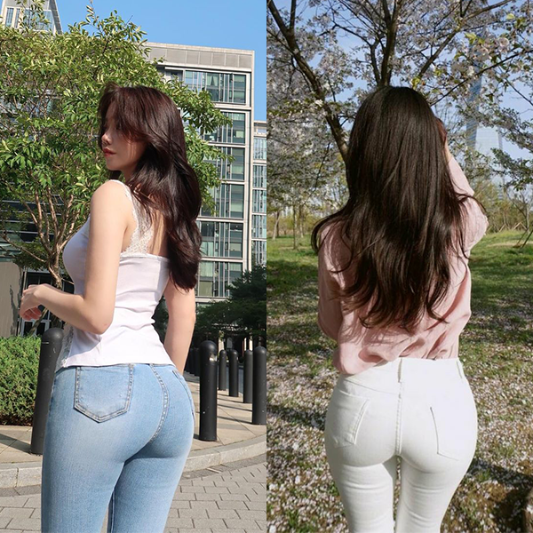 환상적인 백바지 뒤태녀가 누군가 봤더니 환상적인 백바지 뒤태녀가 누군가 봤더니