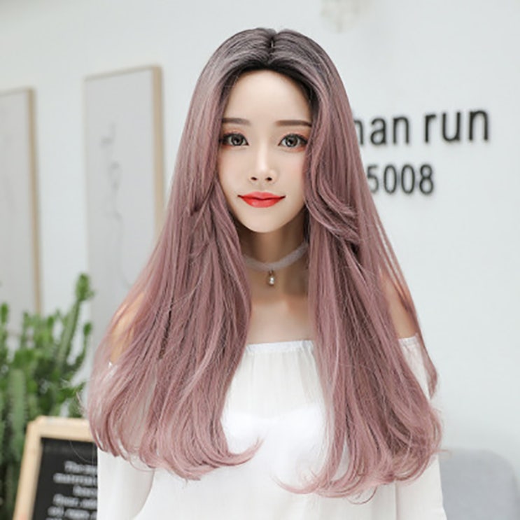 핵가성비 좋은 쥬배스 쥬베스 가르마 긴머리 통가발, 1개, 그라데이션핑크 추천합니다 핵가성비 좋은 쥬배스 쥬베스 가르마 긴머리 통가발, 1개, 그라데이션핑크 추천합니다