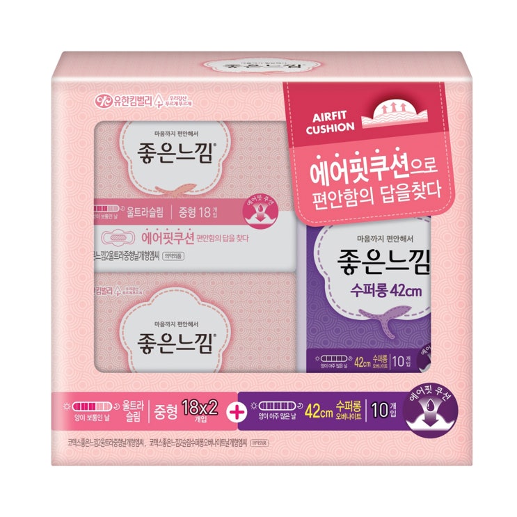 당신만 모르는 좋은느낌 매직쿠션 울트라슬림 중형 생리대 날개형 18p x 2팩 + 수퍼롱 오버나이트 10p, 1세트(로켓배송) 추천해요 당신만 모르는 좋은느낌 매직쿠션 울트라슬림 중형 생리대 날개형 18p x 2팩 + 수퍼롱 오버나이트 10p, 1세트(로켓배송) 추천해요
