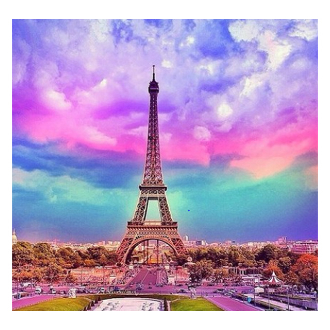 구매평 좋은 케이엠엘리 3D 에펠탑 보석십자수 30 x 30 cm, 혼합색상, 1개(로켓배송) 좋아요