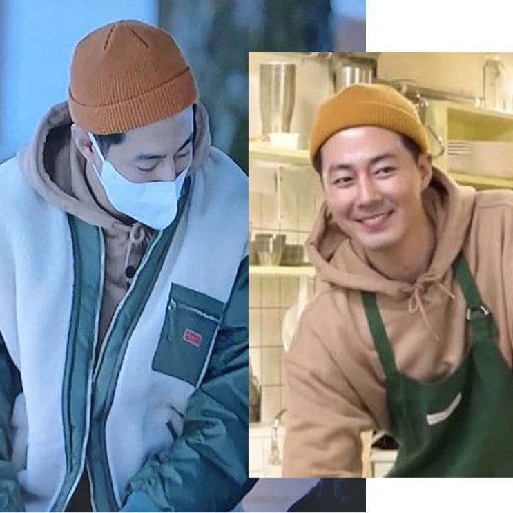  tvN 어쩌다사장 조인성 패션 자켓 플리스 집업 후디 맨투맨 볼캡 데일리룩