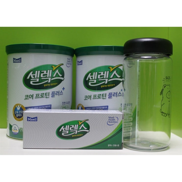 [할인제품] 매일유업 셀렉스 코어 프로틴 플러스 2캔 완전단백질 보틀 스푼 포함 43,200 원~! 