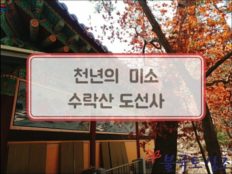  천년의 미소 고려 기도도량 수락산 도선사