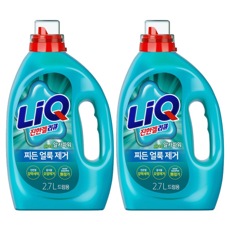 의외로 인기있는 진한겔 리큐 알카파워 드럼용 액상세제 본품, 2.7L, 2개(로켓배송) ··· 의외로 인기있는 진한겔 리큐 알카파워 드럼용 액상세제 본품, 2.7L, 2개(로켓배송) ···