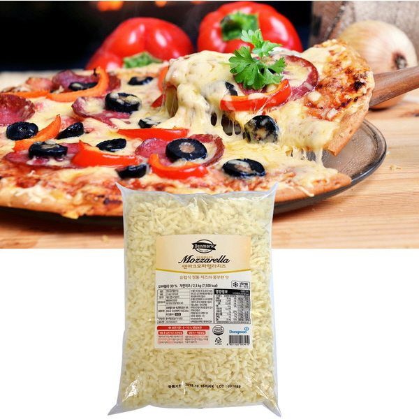 많이 팔린 동원 모짜렐라 피자치즈 2.5kg 자연치즈99%, 1개 추천해요