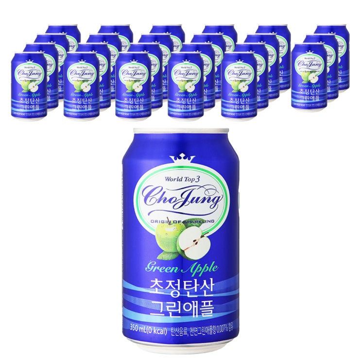 인기 급상승인 초정탄산 그린애플, 350ml, 24개(로켓배송) ···