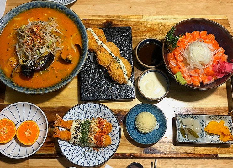  까치울역 작동카페거리 맛집 추천, 넓고 분위기 좋은 일본가정식 맛집 "키햐아"