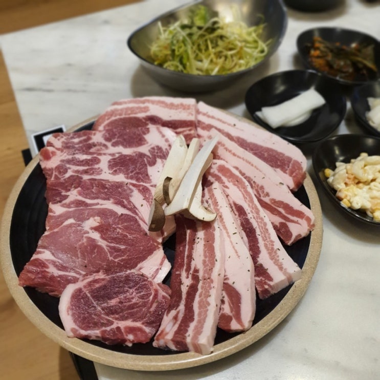  배방 삼겹살 맛집 '킨포크가든' 고기 퀄리티가 남달라요~!