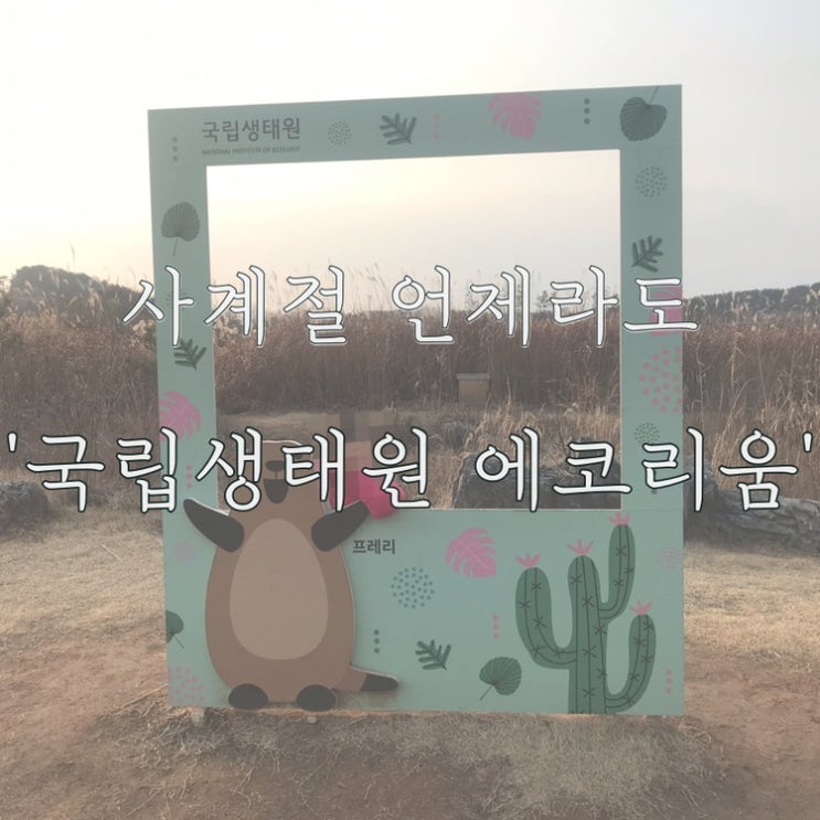  서천 국립생태원 에코리움_사계절  언제가도 좋은 곳
