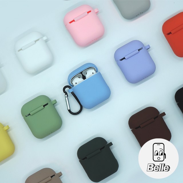 의외로 인기있는 애플 에어팟 2세대 Belle 실리콘 케이스, 라이트블루 추천합니다