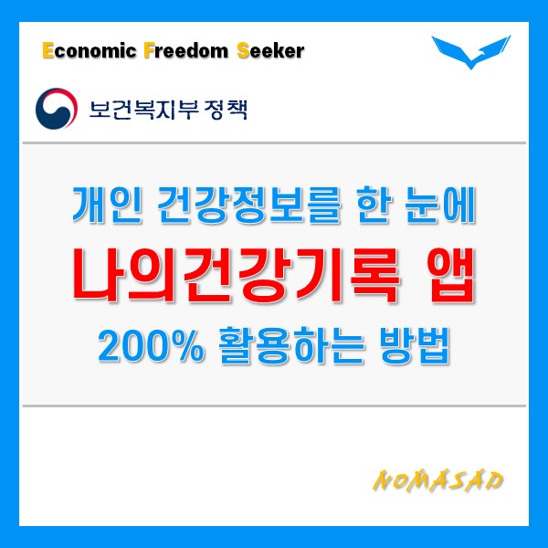 나의건강기록 앱 200% 활용하는 방법