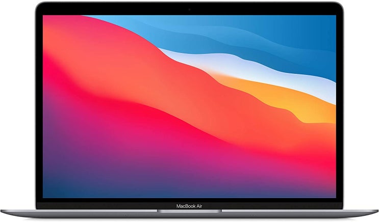 요즘 인기있는 Apple M1 칩이 장착 된 새로운 Apple Macbook Air 13인치 8GB RAM 512GB SSD 스토리지 스페이스 그레이 최신 모델, One Color
