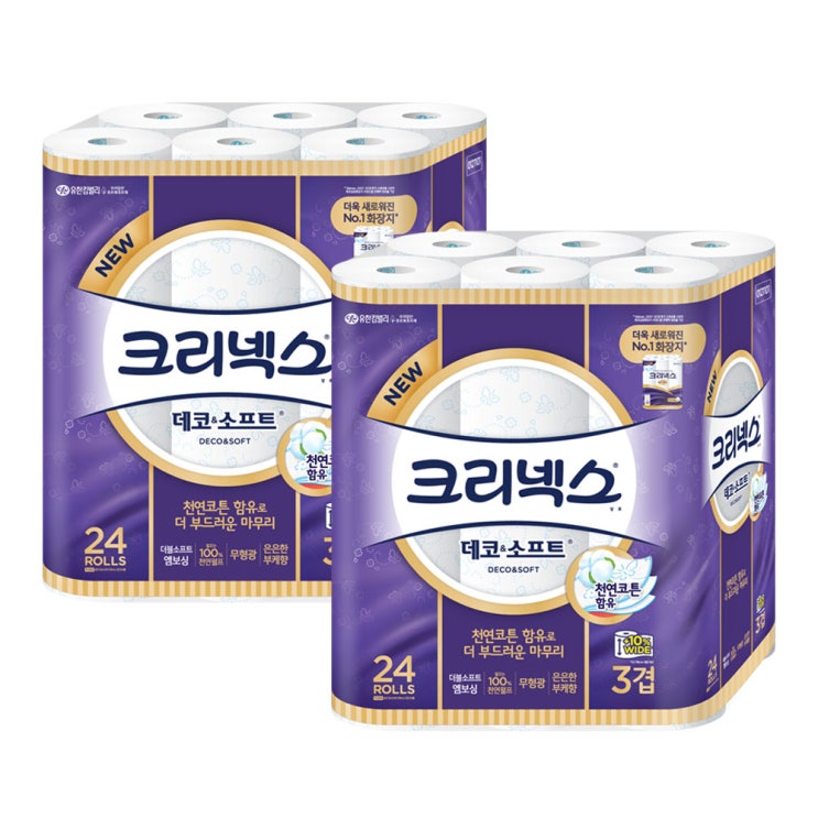당신만 모르는 크리넥스 크리넥스3겹 데코앤 소프트 화장지, 24롤, 2팩 추천해요 당신만 모르는 크리넥스 크리넥스3겹 데코앤 소프트 화장지, 24롤, 2팩 추천해요