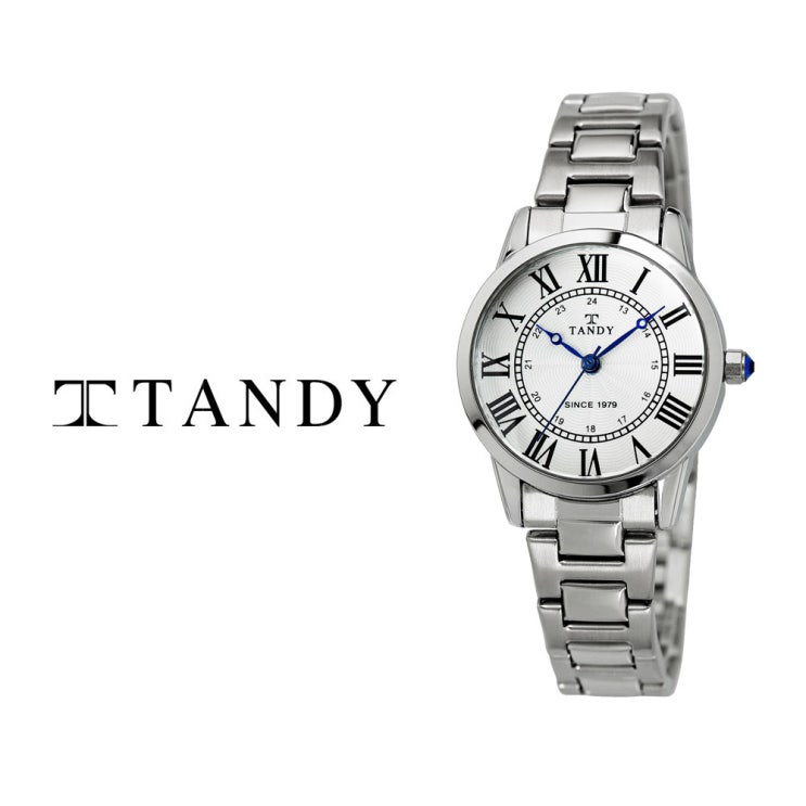 선호도 높은 탠디 TANDY 클래식 커플 메탈 손목시계 T-3714 여자 화이트(탠디 쇼핑백 증정) 추천합니다