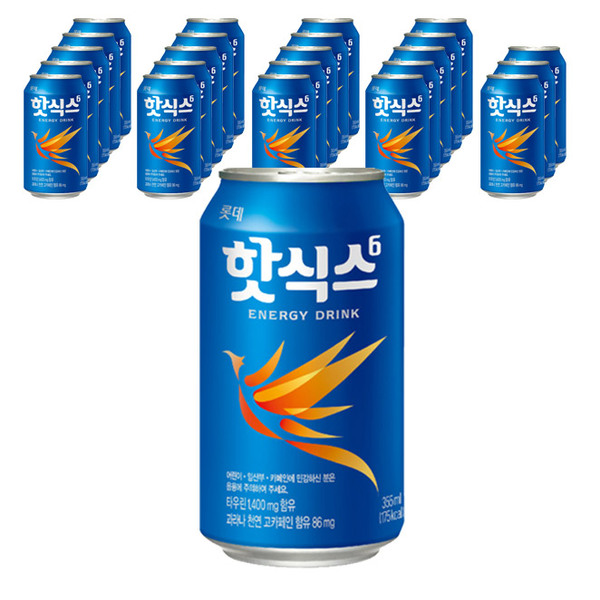 최근 많이 팔린 롯데칠성음료 핫식스 에너지음료, 355ml, 48개 추천해요