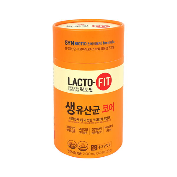 후기가 정말 좋은 종근당 락토핏 생유산균 코어, 120g, 4개 ···