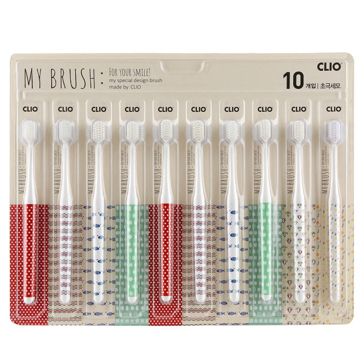 인기있는 크리오 MY BRUSH 항균초극세모 칫솔, 10개입, 1개(로켓배송) ··· 인기있는 크리오 MY BRUSH 항균초극세모 칫솔, 10개입, 1개(로켓배송) ···