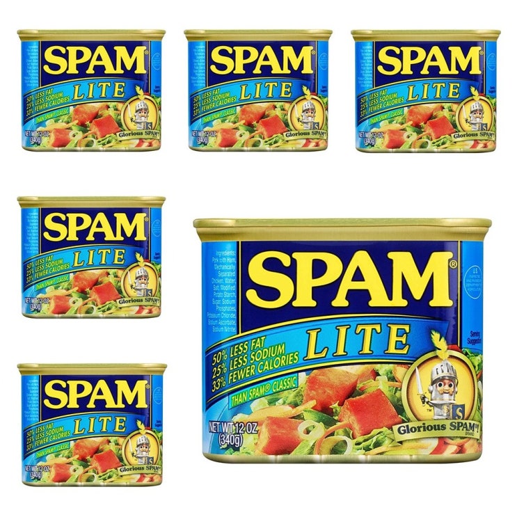 의외로 인기있는 SPAM 스팸 라이트 340g 6캔(낱개), 6캔 추천해요 의외로 인기있는 SPAM 스팸 라이트 340g 6캔(낱개), 6캔 추천해요