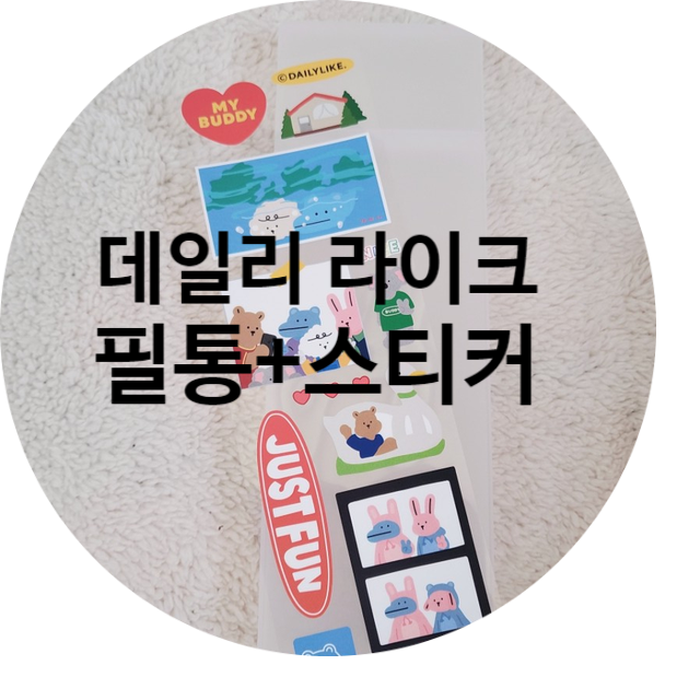  [리뷰/내돈내산]데일리라이크 필통+스티커 세트:)