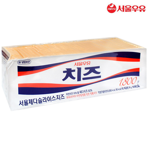 인지도 있는 서울우유 서울 체다슬라이스치즈 1.8kg(아이스박스), 1.8kg, 1개 추천합니다 인지도 있는 서울우유 서울 체다슬라이스치즈 1.8kg(아이스박스), 1.8kg, 1개 추천합니다