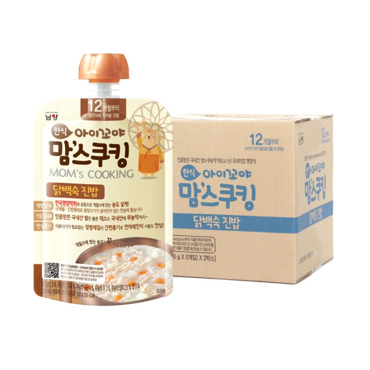 선호도 높은 아이꼬야 맘스쿠킹 이유식 100g 12개월부터, 닭백숙 진밥, 10개(로켓배송) 추천해요 선호도 높은 아이꼬야 맘스쿠킹 이유식 100g 12개월부터, 닭백숙 진밥, 10개(로켓배송) 추천해요