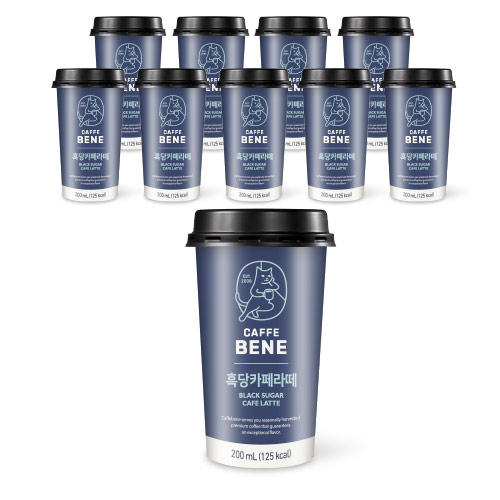 인기 많은 카페베네 흑당카페라떼, 200ml, 10개(로켓배송) 좋아요 인기 많은 카페베네 흑당카페라떼, 200ml, 10개(로켓배송) 좋아요