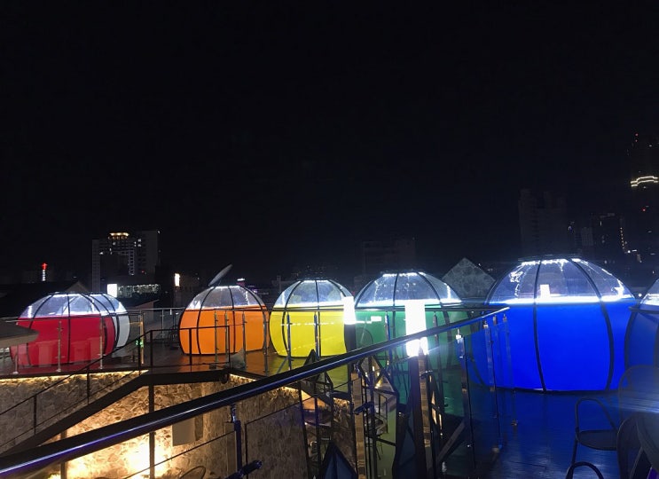  울산 웨딩홀 마벨로스팰리스 루프탑 방갈로