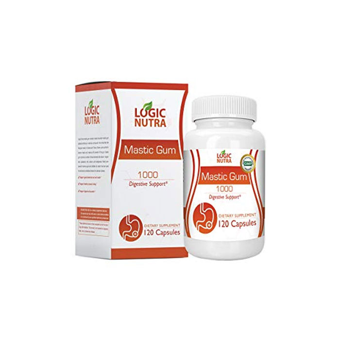 많이 찾는 로직뉴트라 로직 뉴트라 매스틱 검 1000 다이제스티브 서포트 120 캡슐 LogicNutra Mastic Gum 1000 mg Vegetarian Capsules, 1