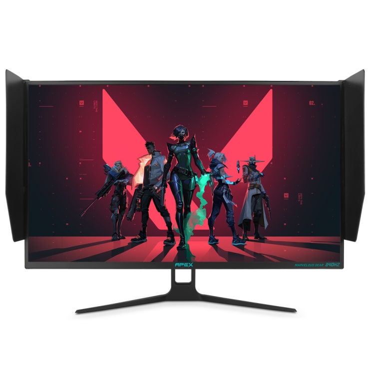  Apex 80.1cm FHD 베젤리스 240HZ 게이밍 모니터 + 선쉐이드, APEX-32REAL240
