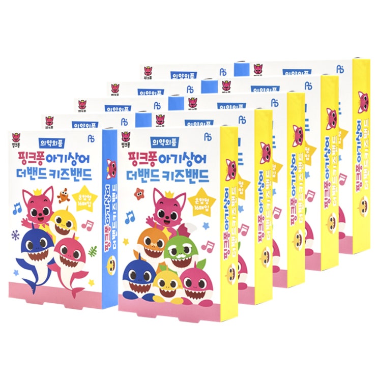 인지도 있는 아텍스 핑크퐁 아기상어 더밴드 키즈밴드 혼합형, 16개입, 10개(로켓배송) 추천합니다 인지도 있는 아텍스 핑크퐁 아기상어 더밴드 키즈밴드 혼합형, 16개입, 10개(로켓배송) 추천합니다