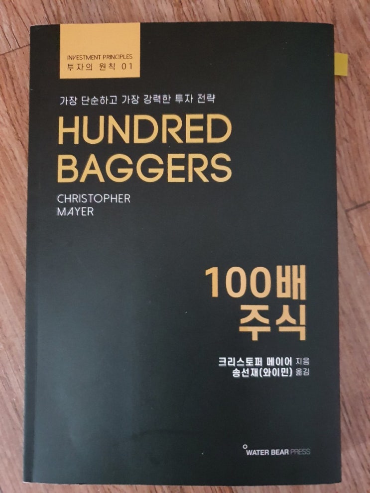  100배 주식 (크리스토퍼 메이어)을 읽고 - 장기투자를 할 수 있는 주식 종목 찾기