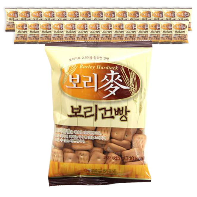 선호도 높은 금풍제과 보리맥건빵 85g, 30개(로켓배송) 추천해요