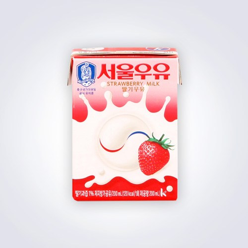 후기가 정말 좋은 서울우유 딸기200ml, 24팩 추천합니다