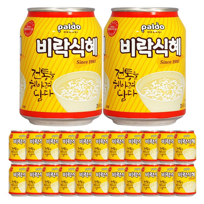 인지도 있는 팔도 비락식혜 24캔, 238ml 추천합니다