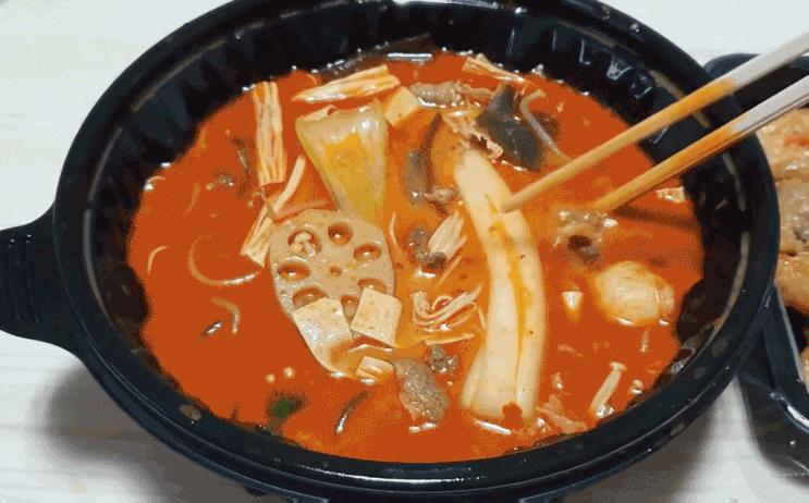  안산 마라탕 배달 '꿔바로우 주는 마라탕' 본오점에서 먹은 후기 분모자당면 대박