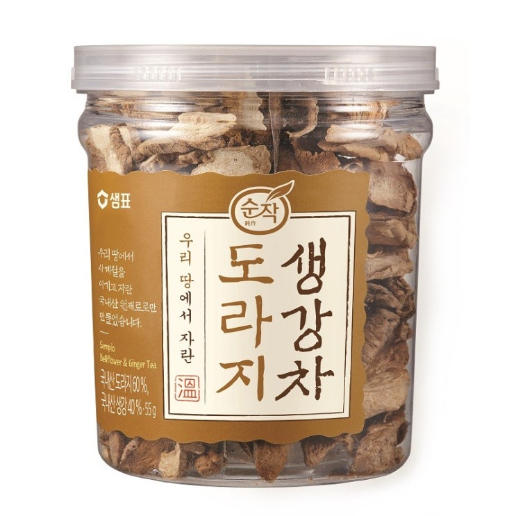 인기 많은 순작 도라지 생강차 원물, 55g, 1개(로켓배송) 추천합니다