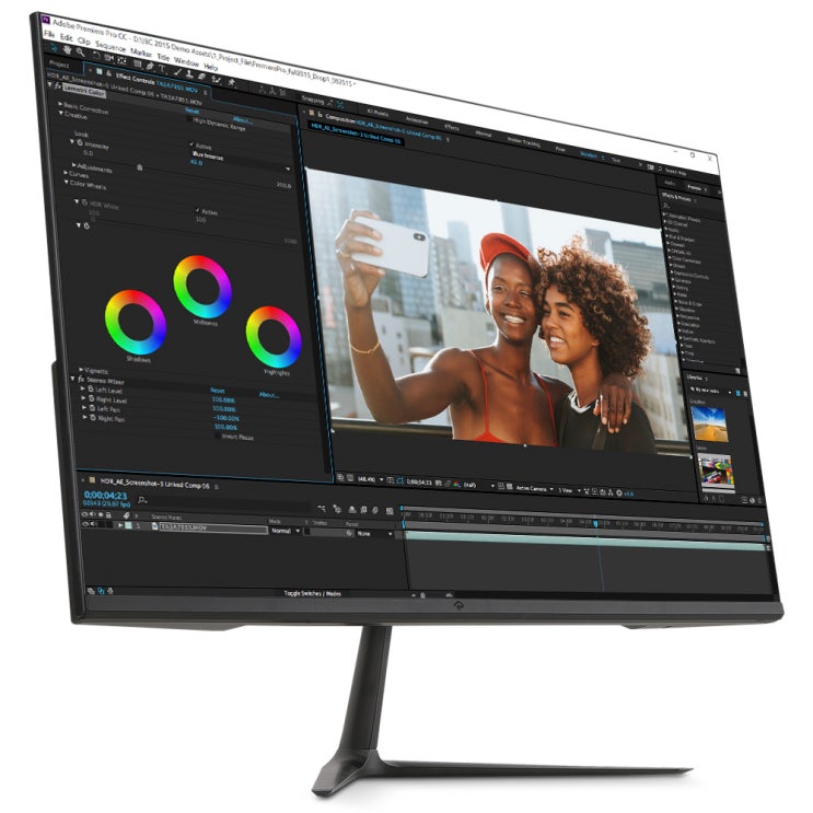  래안텍 60.45cm HD HDR 프리싱크 75 모니터, EDGEART F2475K