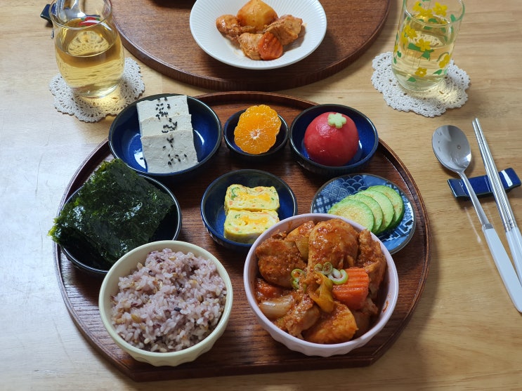  너무 간단하고  맛있는 닭볶음탕( 닭도리탕) 만들기