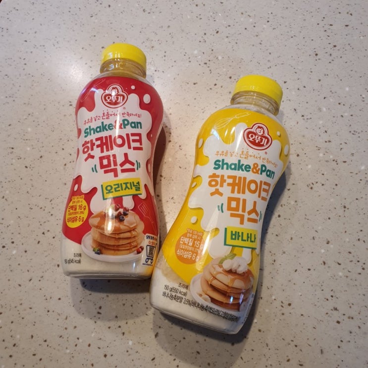  [오뚜기] 오뚜기 쉐이크 앤 팬 핫케이크믹스 리뷰, 핫케이크 만드는방법, 생일케이크 만들기