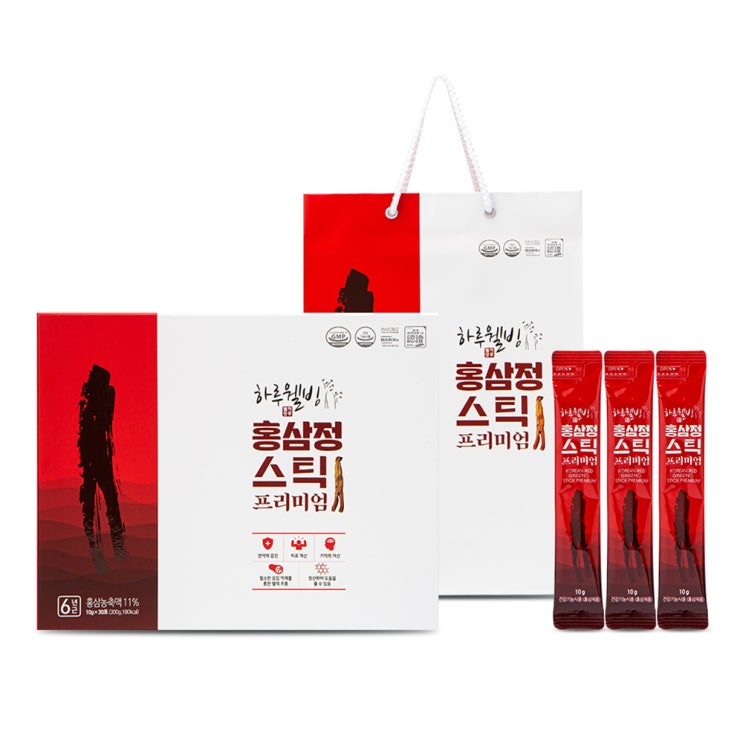 핵가성비 좋은 하루웰빙 홍삼정스틱 프리미엄, 10g, 30개(로켓배송) 추천해요