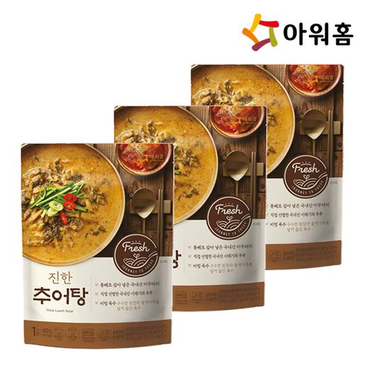 많이 찾는 아워홈 진한추어탕 400g x 3개, 1+2아워홈진한추어탕400g(총3개) 추천합니다