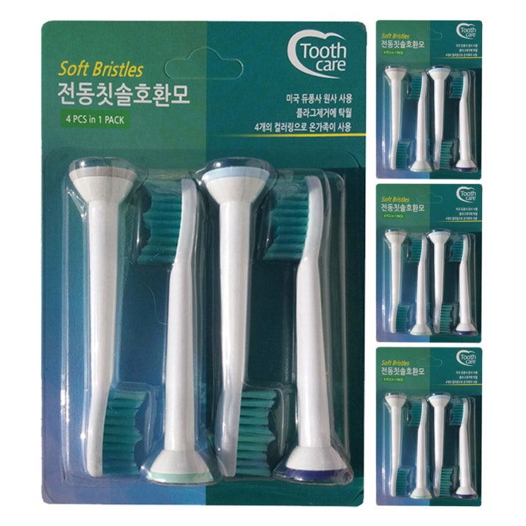 가성비갑 Toothcare 필립스 전동칫솔용 호환칫솔모 성인용, 단일상품, 16개입(로켓배송) 추천합니다