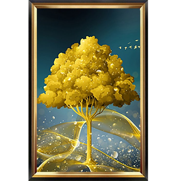 선호도 좋은 히여 보석십자수 DIY 패키지 황금 재물 나무 BH-075 액자형 30 x 40 cm, 1개 ··· 선호도 좋은 히여 보석십자수 DIY 패키지 황금 재물 나무 BH-075 액자형 30 x 40 cm, 1개 ···